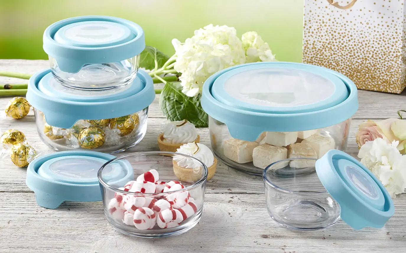  Anchor Hocking 8 Piece Glass Food Storage Containers 2