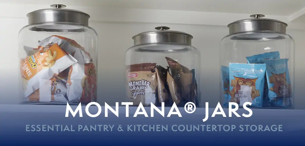 2.5 Gallon Montana Glass Jar w/Lid, Glass Container